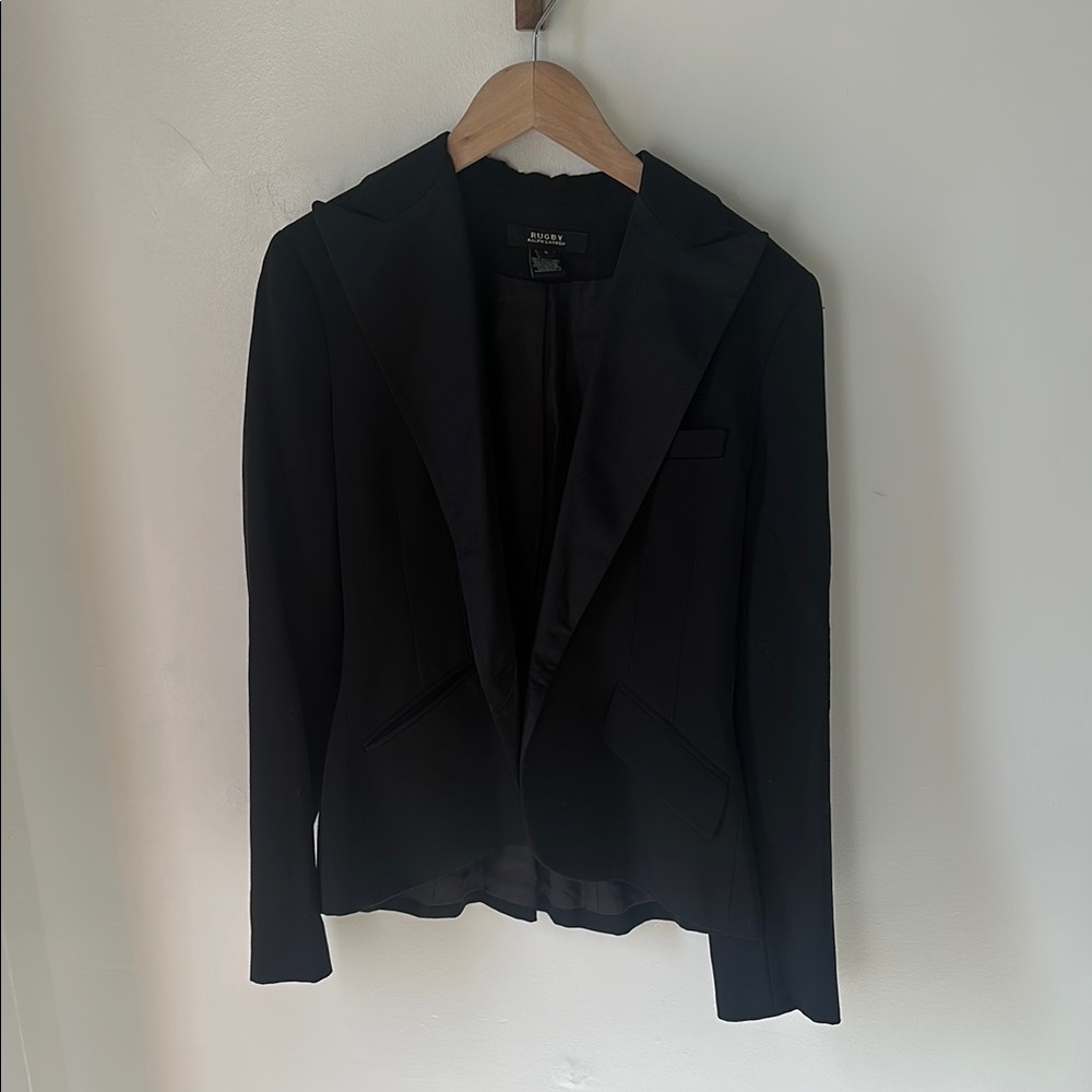 Rugby Ralph Lauren Black Women's Tailored Blazer